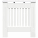 vidaXL Radiátor fedezék Magas Fényű Fehér 78 x 19 x 81,5 cm Faanyag