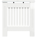 vidaXL Radiátor fedezék Magas Fényű Fehér 78 x 19 x 81,5 cm Faanyag