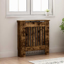 vidaXL Radiátor fedezék Füstös Tölgy 78 x 19 x 81,5 cm Szerelt Fa