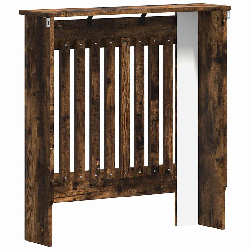 vidaXL Radiátor fedezék Füstölt tölgy 78 x 19 x 81,5 cm Faanyag