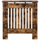 vidaXL Radiátor fedezék Füstös Tölgy 78 x 19 x 81,5 cm Szerelt Fa
