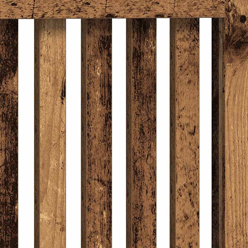vidaXL Radiátor fedezék Öreg fa 78 x 19 x 81,5 cm Faanyag