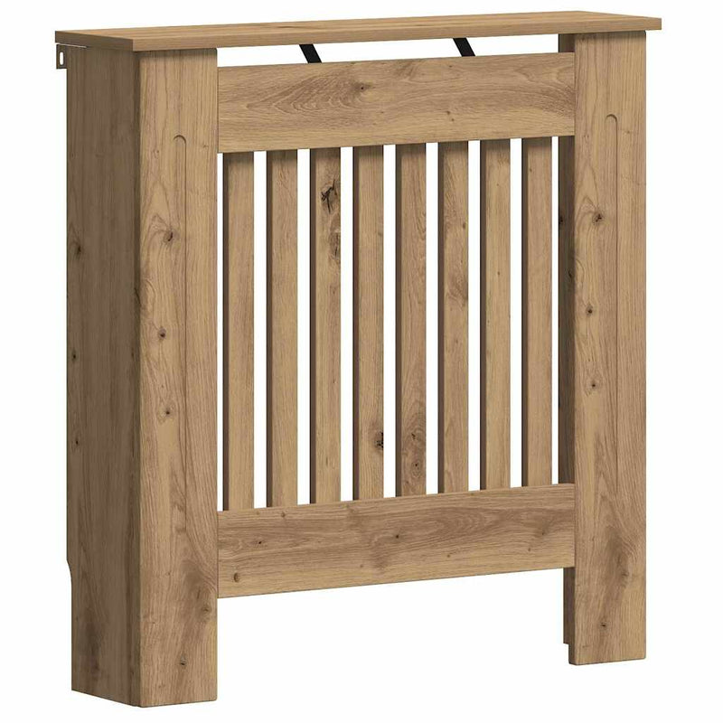 vidaXL Radiátor fedezék Artisan tölgy 78 x 19 x 81,5 cm Faanyag