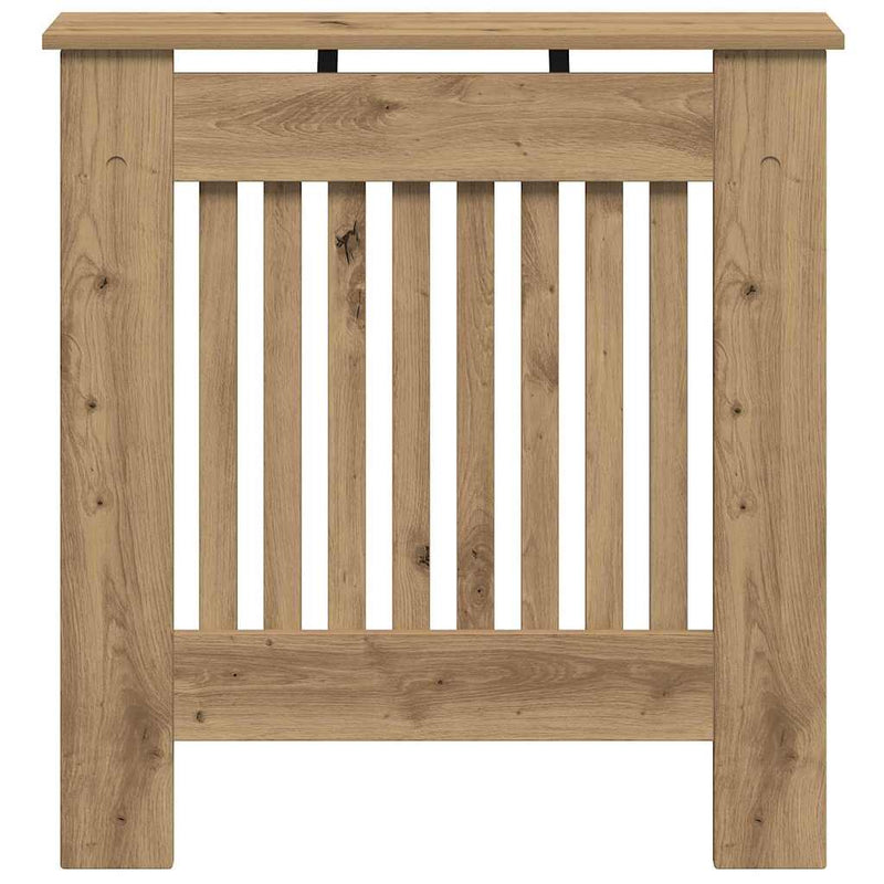vidaXL Radiátor fedezék Artisan tölgy 78 x 19 x 81,5 cm Faanyag