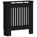 vidaXL Radiátor fedezék Fekete Tölgy 78 x 19 x 81,5 cm Szerelt Fa
