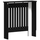 vidaXL Radiátor fedezék Fekete Tölgy 78 x 19 x 81,5 cm Szerelt Fa