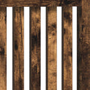 vidaXL Radiátor fedezék Füstölt tölgy 112 x 19 x 81,5 cm Faanyag