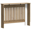 vidaXL Radiátor fedezék Artisan tölgy 112 x 19 x 81,5 cm Faanyag