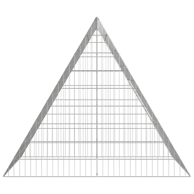 vidaXL Nyúl Ketrec Ezüst 215 x 100 x 85 cm Horganyzott acél