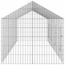 vidaXL Nyúl Ketrec Ezüst 400 x 78 x 78 cm Horganyzott acél