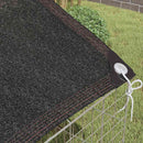 vidaXL Nyúl Ketrec Ezüst 400 x 78 x 78 cm Horganyzott acél