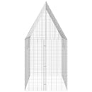 vidaXL Nyúl Ketrec Ezüst 300 x 100 x 210 cm Horganyzott acél