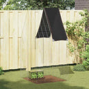 vidaXL Nyúl Ketrec Ezüst 100 x 100 x 210 cm Horganyzott acél