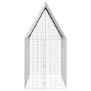 vidaXL Nyúl Ketrec Ezüst 300 x 100 x 210 cm Horganyzott acél