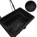 vidaXL Elterítő Fekete 82 x 46 x 75 cm PVC és Acél