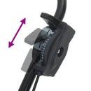 vidaXL Elterítő Fekete 82 x 46 x 75 cm PVC és Acél