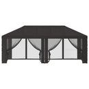 vidaXL Napernyő ponyva oldalfalakkal Antracitszürke 600,5 x 300,5 cm