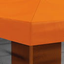 vidaXL Napernyő ponyva oldalfalakkal Narancssárga 600,5 x 300,5 cm