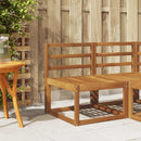 vidaXL Háttámla Barna 59 x 4 x 73 cm Tömör Akácfa