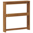 vidaXL Karfa 2 db Természetes 58,5 x 10 x 61 cm Tömör Akácfa