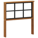vidaXL Karfa 2 db Természetes 60 x 6 x 61 cm Tömör Akácfa