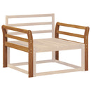 vidaXL Karfa 2 db Természetes 79 x 8 x 60 cm Tömör Akácfa