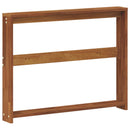 vidaXL Karfa 2 db Természetes 78 x 10 x 61 cm Tömör Akácfa
