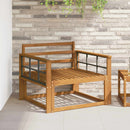vidaXL Karfa 2 db Természetes 78,5 x 6 x 61 cm Tömör Akácfa