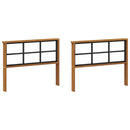 vidaXL Karfa 2 db Természetes 78,5 x 6 x 61 cm Tömör Akácfa
