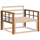 vidaXL Karfa 2 db Természetes 78,5 x 6 x 61 cm Tömör Akácfa