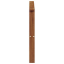 vidaXL Karfa 2 db Természetes 78,5 x 6 x 61 cm Tömör Akácfa
