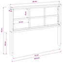 vidaXL Karfa 2 db Természetes 78,5 x 6 x 61 cm Tömör Akácfa