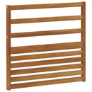 vidaXL Karfa 2 db Természetes 79 x 4 x 73 cm Tömör Akácfa