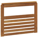 vidaXL Karfa 2 db Természetes 79 x 6 x 61 cm Tömör Akácfa