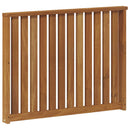 vidaXL Karfa 2 db Természetes 80 x 6 x 61 cm Tömör Akácfa