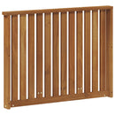 vidaXL Karfa 2 db Természetes 80 x 6 x 61 cm Tömör Akácfa