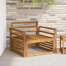vidaXL Karfa 2 db Természetes 78,5 x 8 x 60 cm Tömör Akácfa