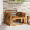 vidaXL Karfa 2 db Természetes 78,5 x 10 x 61 cm Tömör Akácfa