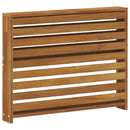 vidaXL Karfa 2 db Természetes 78,5 x 10 x 61 cm Tömör Akácfa