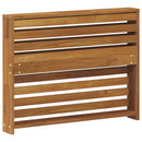 vidaXL Karfa 2 db Természetes 78,5 x 10 x 61 cm Tömör Akácfa