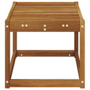 vidaXL Kültéri Zsámoly Pad Természetes 79 x 43 x 37 cm Tömör Akácfa