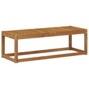 vidaXL Kültéri Szék Pad Természetes 115 x 43 x 37 cm Tömör Akácfa