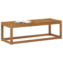 vidaXL Kültéri Szék Pad Természetes 115 x 43 x 37 cm Tömör Akácfa