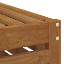 vidaXL Kültéri Szék Pad Természetes 79 x 43 x 37 cm Tömör Akácfa