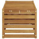vidaXL Kültéri Szék Pad Természetes 79 x 43 x 37 cm Tömör Akácfa