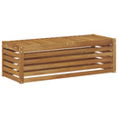 vidaXL Kültéri Szék Pad Természetes 115 x 43 x 37 cm Tömör Akácfa