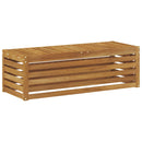 vidaXL Kültéri Szék Pad Természetes 115 x 43 x 37 cm Tömör Akácfa