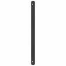 vidaXL Ablak Rács 115 x 60 cm Porszórt acél Fekete