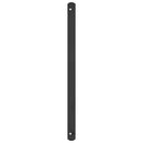 vidaXL Ablak Rács 175 x 60 cm Porszórt acél Fekete
