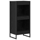 vidaXL Könyvespolc Fekete tölgy 40 x 30 x 86,5 cm Faanyag